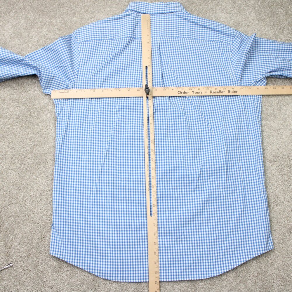 Vineyard Vines Shirt Men Large Blue Classic Fit Tucker Cotton Stretch L/S Button - Picture 11 of 14